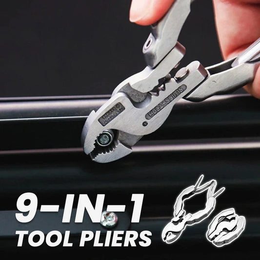 9-in-1 Stainless Steel Keychain Multi-Tool