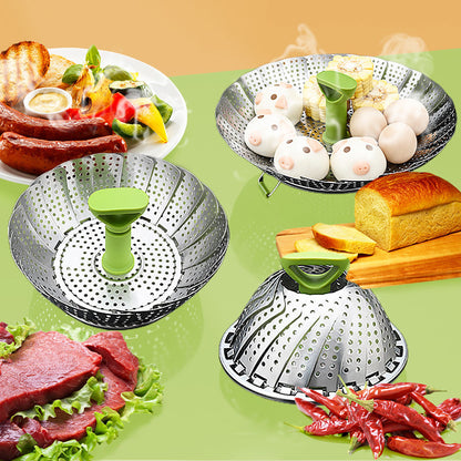 💥(45%OFF)🥨Stainless Steel Expandable Steamer Basket