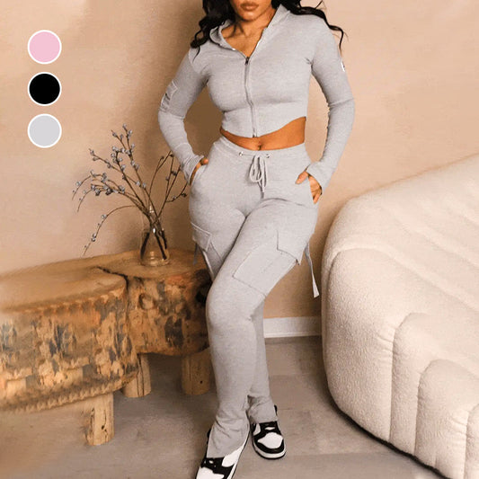 💕Hot Sales💕  Women's Slim Fit Casual Sport 2-Piece Set