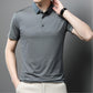 🔥Men’s Casual Ice Silk Lapel T-shirt（43% OFF）