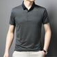 🔥Men’s Casual Ice Silk Lapel T-shirt（43% OFF）