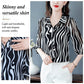 🎉(LIMITED TIME HOT SALE 40% OFF)🎉 Women's Thin Chiffon Striped Sunscreen Top