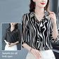 🎉(LIMITED TIME HOT SALE 40% OFF)🎉 Women's Thin Chiffon Striped Sunscreen Top