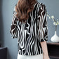 🎉(LIMITED TIME HOT SALE 40% OFF)🎉 Women's Thin Chiffon Striped Sunscreen Top