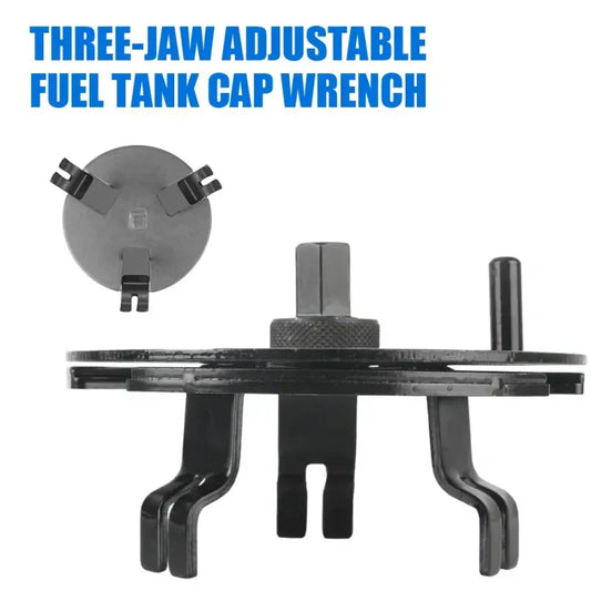 3-Jaws Adjustable Car Fuel Tank Cap Wrench