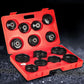 14-Piece Iron Oil Filter Cap Wrench Tool Set