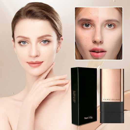 Natürlicher Matte-Finish Foundation Stick mit Pinsel