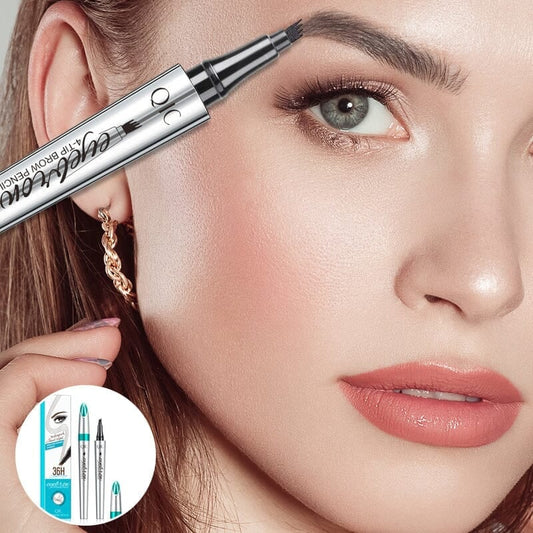 🔥BUY 1 GET 1 FREE🎉 2 PCS🎁High Quality 3D Waterproof Microblading Eyebrow Pen 4 Fork Tip Tattoo Pencil